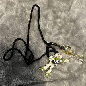 Buzz Lightyear Lanyard with Keychain